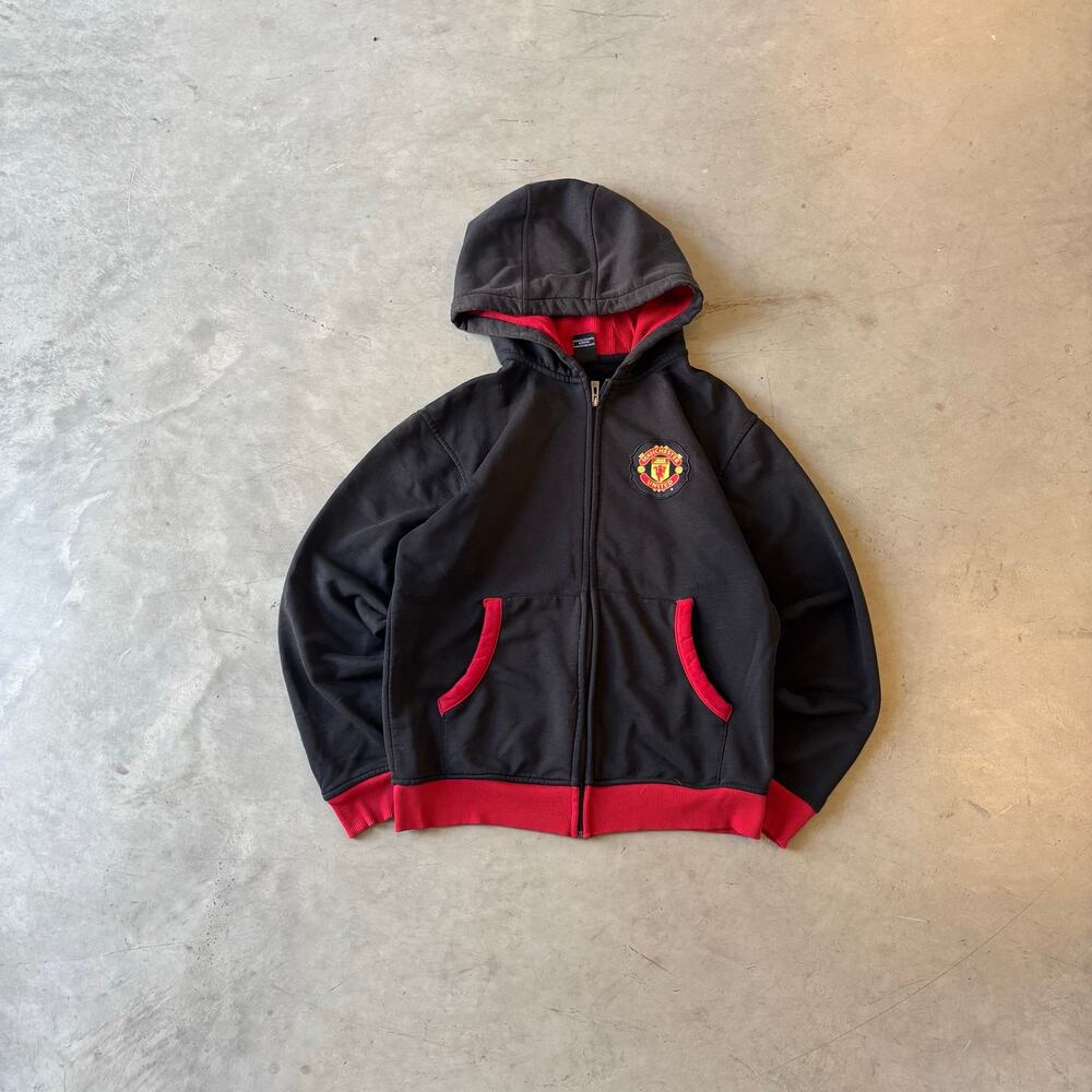 y2k vintage manchester united zip up jacket